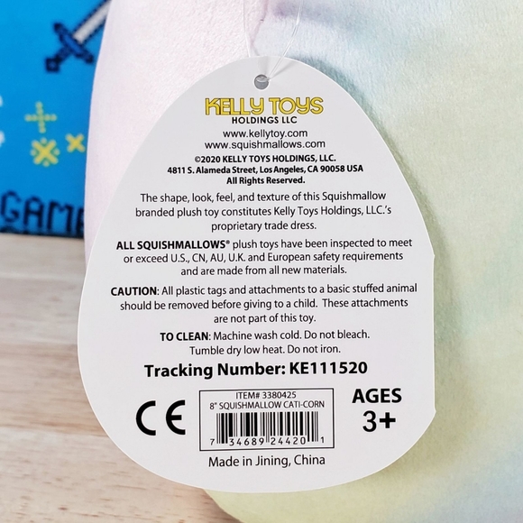 Squishmallow Camilla the Caticorn 8" UltraSoft Stuffed Fantasy Pal Plush Toy NWT - Picture 12 of 12